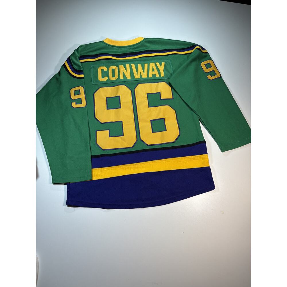 Classic Reels Mighty Ducks 1992 Charlie Conway #96 Movie Jersey Mens S - Picture 2 of 9